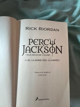 Un libro de persen jackson