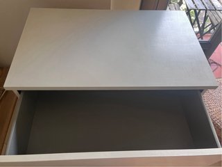 Cómoda Malm IKEA Blanca_pintada