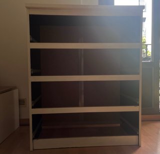 Cómoda Malm IKEA Blanca_pintada