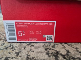 Nike Court Borough Low Recraft Taglia 38 - Nuove