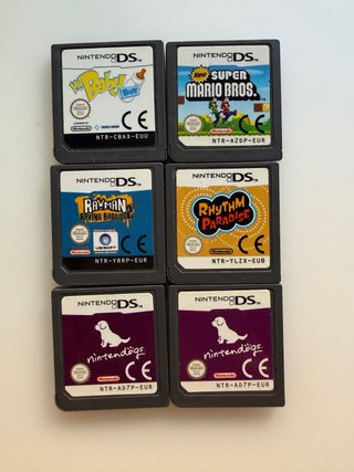 Lote de 6 Juegos para Nintendo DS