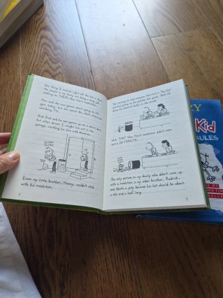 Lote 2 libros Diario de Greg en inglés – Jeff Kinn