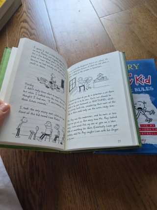 Lote 2 libros Diario de Greg en inglés – Jeff Kinn