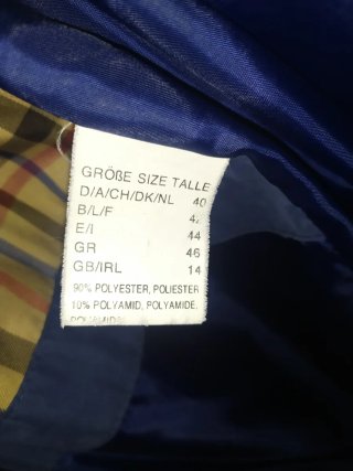 Abrigo / chaquetón / cazadora azul