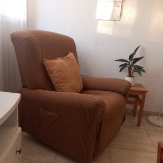 Sillón reclinable con funda