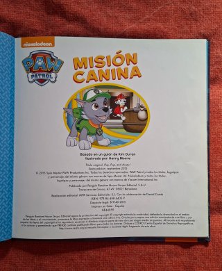 Libro per bambini "Misión canina"