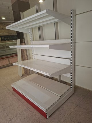Estantería Comercial Metálica Blanca