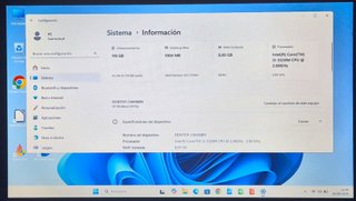 Portátil HP i5 8GB RAM 128GB SSD