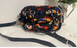 Borsa Miu Miu floreale nera