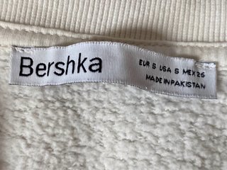 Chaqueta Blanca Cropped con Cremallera S