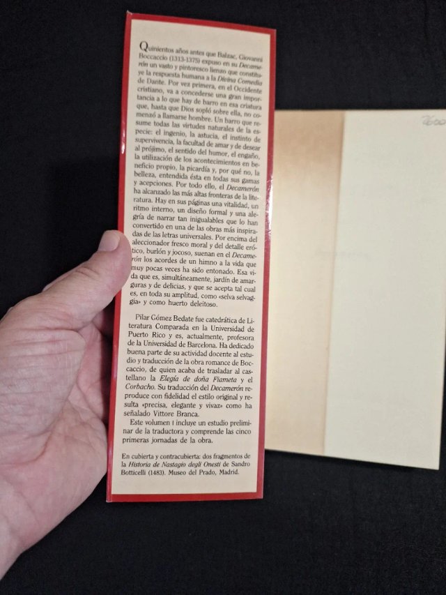 Giovanni Boccaccio. Decamerón volumen I