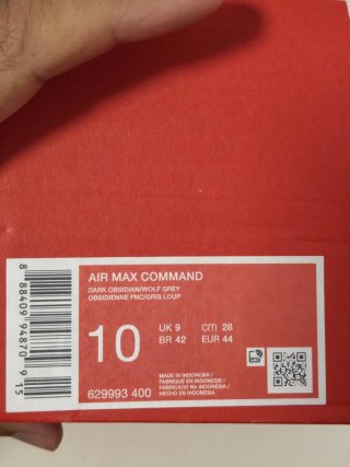 T44 Nike Air Max Command  Azul Marino
