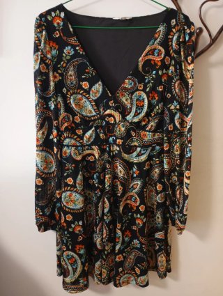 Vestido Estampado Paisley