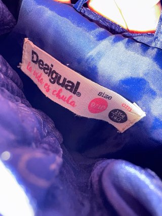 Abrigo Desigual niña azul