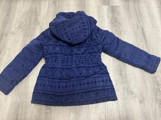 Abrigo Desigual niña azul