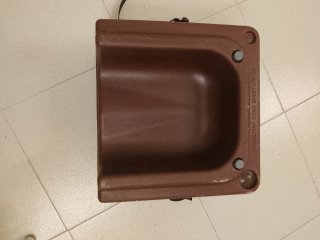 Trona para silla marrón