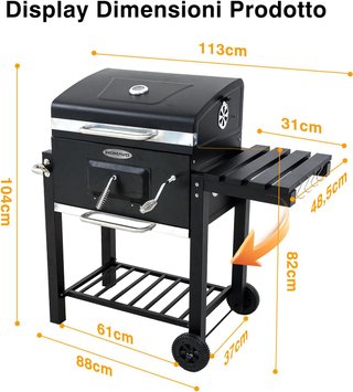 HOMAVO Barbecue a Carbonella