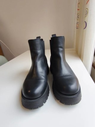 Botines Chelsea de Piel Negros Talla 40