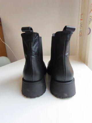 Botines Chelsea de Piel Negros Talla 40