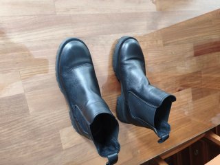 Botines Chelsea de Piel Negros Talla 40