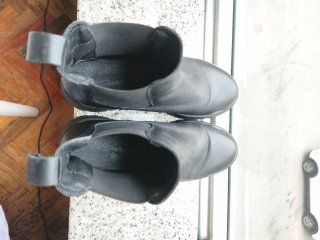 Botines Chelsea de Piel Negros Talla 40