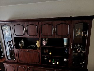 Mueble de Salón Clásico de Madera