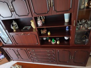 Mueble de Salón Clásico de Madera