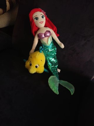 Muñeca La Sirenita con Flounder