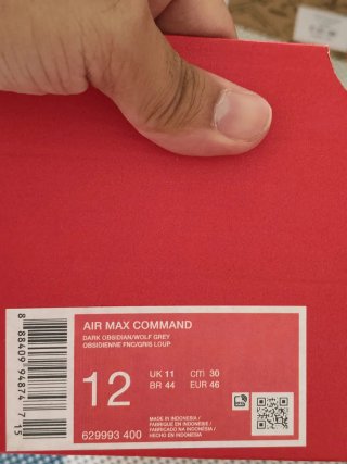 T46 Nike Air Max Command Azul Marino