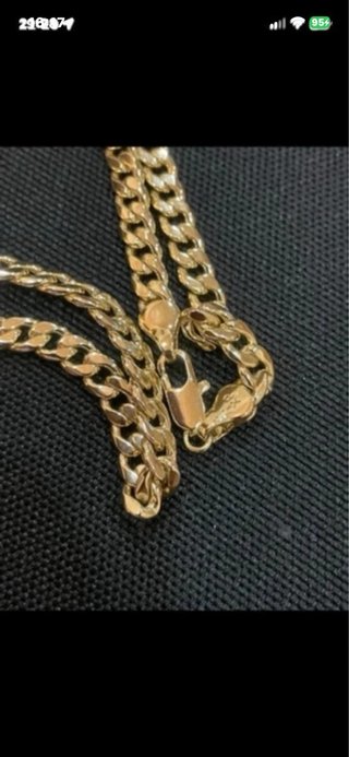 Cadena de oro laminado de 14 k