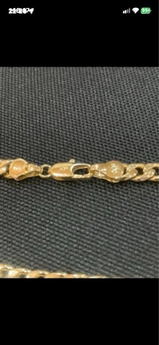 Cadena de oro laminado de 14 k