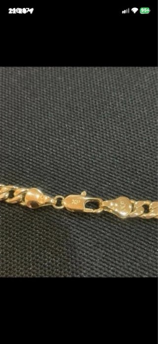 Cadena de oro laminado de 14 k