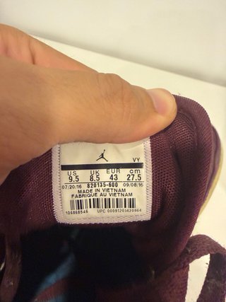 Jordan 1 Flight 4 Maroon Talla 43