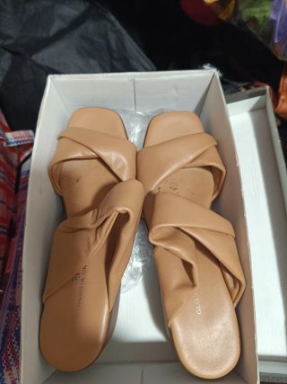 Sandalias Gloria Ortiz Beige Piel