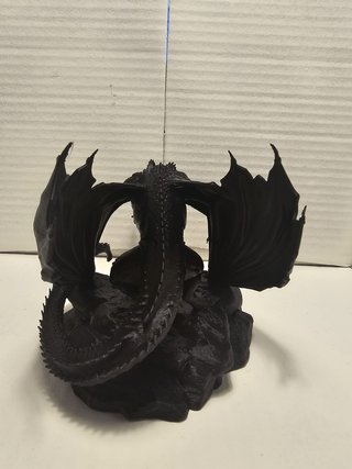 Statua Drogon Trono di Spade 3D