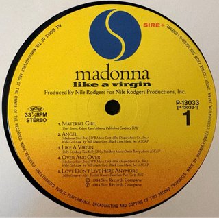 Madonna - Like a Virgin (Edizione Giappone) as new