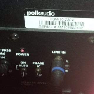 Subwoofer Polk Audio PSW10 Nero