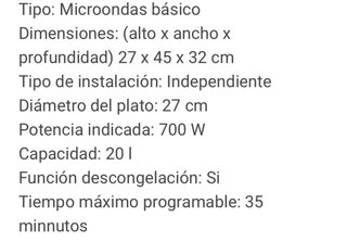Microondas Russell Hobbs Acero Inoxidable