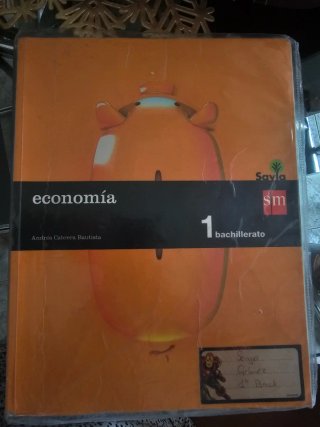 Economía : 1ero Bachillerato Savia