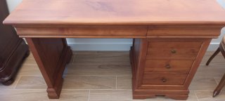 Mesa Escritorio de Madera de Pino Macizo