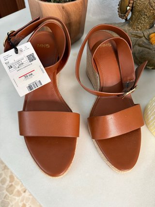 Sandalias cuña Mango Talla 38 nuevas con etiqueta