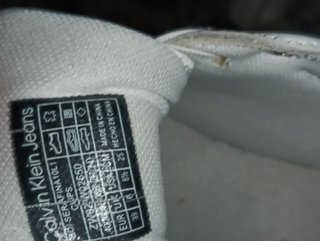 Zapatillas Calvin Klein CK Jeans Blancas