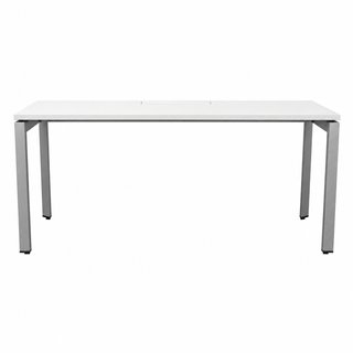 Escritorio Steelcase Ottima 160x80cm Blanco+Gris