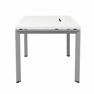 Escritorio Steelcase Ottima 160x80cm Blanco+Gris