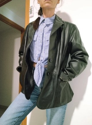 Chaqueta Auluna Vintage Negra