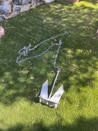 Ancla Danforth / Britany 3kg con 3m de cadena