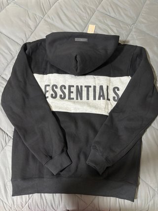 Sudadera Fear of God Essential Negra Talla S
