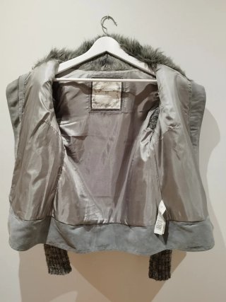 Abrigo / cazadora gris de Stradivarius