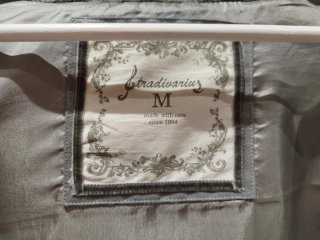 Abrigo / cazadora gris de Stradivarius