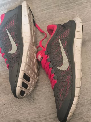 Zapatillas Nike Free 3.0 Gris/Rosa